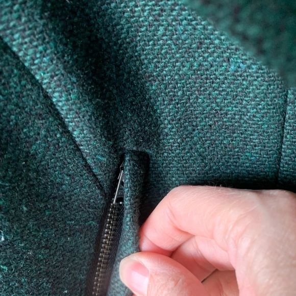 STUNNING Reiss green wool winter coat - Picture 16 of 17